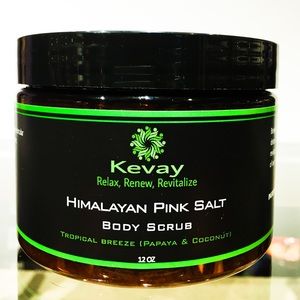 Himalayan pink salt scrub